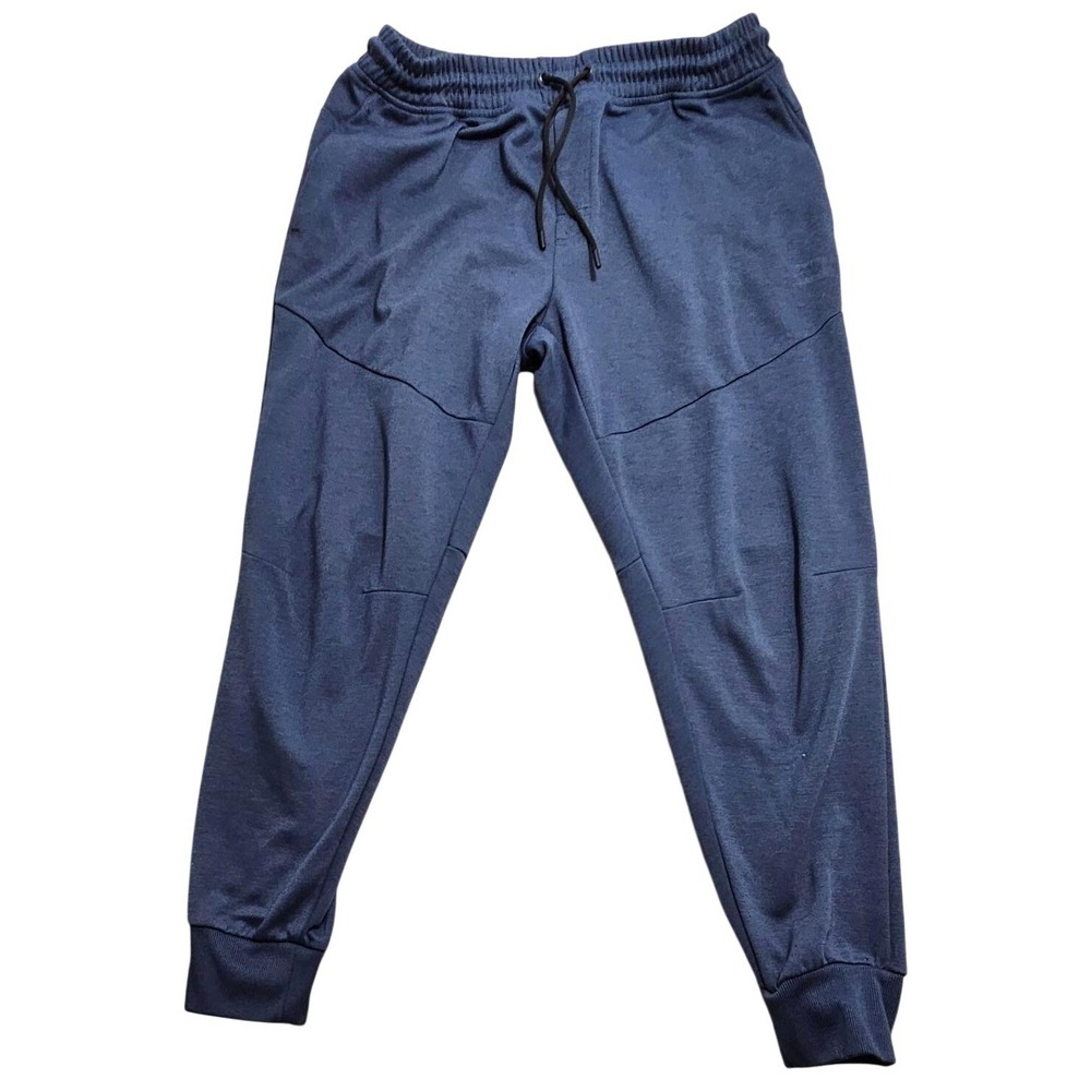 LEG3ND Mens XL Joggers Navy Blue‎ Heathered Athletic Sweatpants Tapered Fit